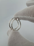 25mm Thin Silver Hoop Earrings 3.5g