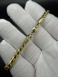 $2,000 Deposit — 8" 14k Yellow Gold Franco 4.5mm (Shortening to 7.5")