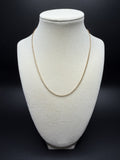 16" 14k Yellow Gold Rolo Link 1.5mm 2.66g