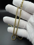 26" 14k Yellow Gold Franco 3mm 34.4g