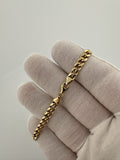 7.25" 14k Yellow Gold Cuban 5.5mm 7.1g