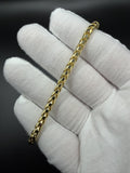 8” 14k Yellow Gold Franco 4.5mm 23.2g