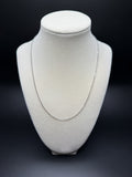18" 14k White Gold Herme$ Link 1.8mm 3.7g