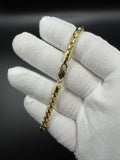 $2,000 Deposit — 8" 14k Yellow Gold Franco 4.5mm (Shortening to 7.5")