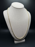 Remaining Balance — 26" 4mm 10K Yellow Gold Solid Rope Chain (Alex Eatmon)