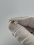 14k Yellow Gold 3.5ctw VS/Si Lab Diamond Studs EGL Certified 1.8g