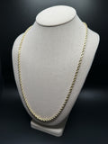 Remaining Balance — 26" 4mm 10K Yellow Gold Solid Rope Chain (Alex Eatmon)