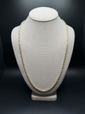Remaining Balance — 26" 4mm 10K Yellow Gold Solid Rope Chain (Alex Eatmon)