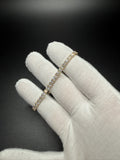 6.5" 14K Yellow Gold 6.5ctw VS/VVS Lab Diamond Tennis Bracelet 3.5mm 8.3g