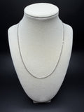 18" 14k White Gold Herme$ Link 1.8mm 3.7g