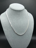 3mm Solid .925 Sterling Silver Box Link Chains – Italian Made
