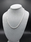 3mm Solid .925 Sterling Silver Box Link Chains – Italian Made