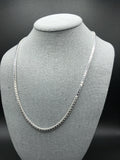 3mm Solid .925 Sterling Silver Box Link Chains – Italian Made