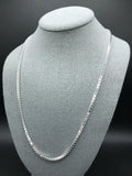 3mm Solid .925 Sterling Silver Box Link Chains – Italian Made