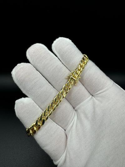 7.5" 14k Yellow Gold Cuban 7mm 28.2g