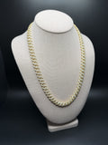 22" 10mm gold over silver moissanite Cuban chain, 18.86ctw D VVS1, 94.9g – Ott Family Jewelry (5)