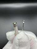 1.5" Silver Cylindrical Pendant with Small Screw Top Removable Spoon Inside