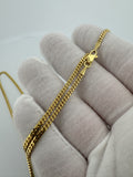 24" 14k Yellow Gold Cuban 2.5mm 12.1g