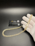 22" 10mm gold over silver moissanite Cuban chain, 18.86ctw D VVS1, 94.9g – Ott Family Jewelry (10)
