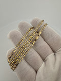 20" 14k Yellow Gold Diamond Cut Mariner 3mm 6.64g