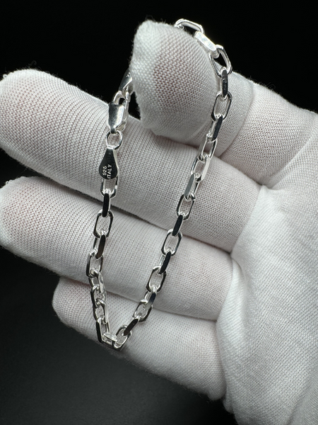 Italian 5mm Silver Heavy Anchor Link Chains | Ott Family Jewelry Italian 5mm Silver Heavy Anchor Link Chains | Ott Family Jewelry