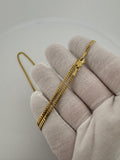 24" 14k Yellow Gold Cuban 2.5mm 12.1g