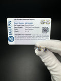 14k Yellow Gold 3.5ctw VS/Si Lab Diamond Studs EGL Certified 1.8g