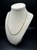 18" 14k Yellow Gold Cuban 2.5mm 10.0g
