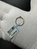 Size 7 10k Yellow Gold 1/4ctw Oval Lab Diamond Ring 1.4g