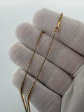 16" 14k Yellow Gold Rolo Link 1.5mm 2.66g