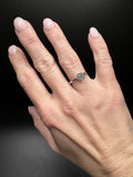 Size 7 14k White Gold 1ct E VS1 Round Lab Diamond Solitaire Engagement Ring EGL Certified 2.1g