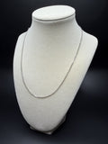 18" 14k White Gold Herme$ Link 1.8mm 3.7g
