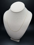 20" 14k Yellow Gold Herme$ Link 1mm 1.91g