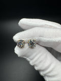 14k Yellow Gold 3.5ctw VS/Si Lab Diamond Studs EGL Certified 1.8g