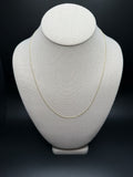 20" 14k Yellow Gold Herme$ Link 1mm 1.91g
