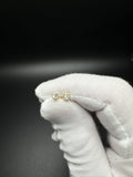 Gold over Silver .25ctw VS/VVS Lab Diamond Studs 0.8g