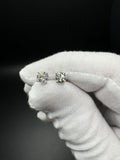 Silver 1ctw VS/VVS Lab Diamond Studs 1.1g