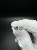 Silver 1.5ctw VS/VVS Lab Diamond Studs 1.5g
