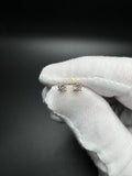 Gold over Silver .5ctw VS/VVS Lab Diamond Studs 1.0g