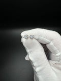 Silver 1.5ctw VS/VVS Lab Diamond Studs 1.5g
