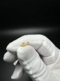 Gold over Silver .25ctw VS/VVS Lab Diamond Studs 0.8g