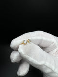 Gold over Silver .5ctw VS/VVS Lab Diamond Studs 1.0g