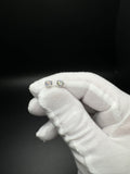 Silver 1ctw VS/VVS Lab Diamond Studs 1.1g