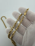 26" 14k Yellow Gold Herme$ 4.5mm 53.74g