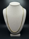 26" 10K Yellow Gold Cuban 5mm 43.12g