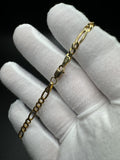 8.5" 14k Yellow Gold Figaro 4mm 5.24g