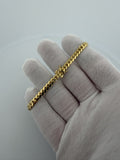 7.5" 10K Yellow Gold Cuban 5mm 13.8g