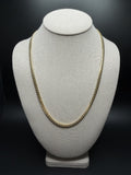 22" 14K Yellow Gold Cuban 5mm 42.6g