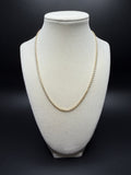 18" 14K Yellow Gold Rope 2.5mm 8.61g