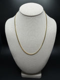 20" 10K Yellow Gold Cuban 3mm 12.2g